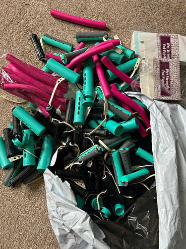 Plastic perm rods - perm, lot