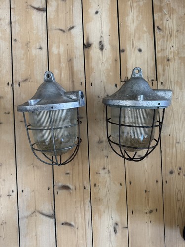 Vintage industrial bulkhead - vintage,