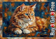 Ginger Cat | 5"x7" Print on