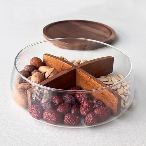 Double layer glass fruit and - fruit,