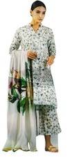 Pakistani Three Piece Lawn Ladies Unstitched Suit
