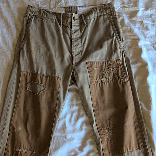 Rrl double repaired chino - rrl,