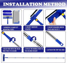 Window Cleaner Squeegee Kit -