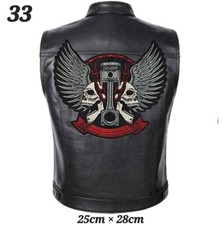 Patch Iron On Patch Biker Motorcycle Custom Cowl Back Vest