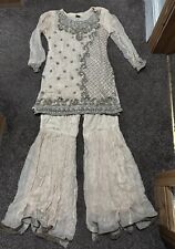 Ladies Indian Wedding Shahrahrah Outfit Lengha Salwar Kameez Size L Party Dress