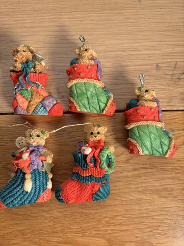 Vintage resin stocking hanging