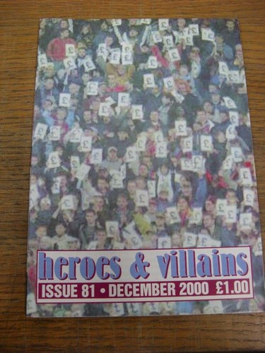 Dec 2000 fanzine aston villa - dec-2000, fanzine: