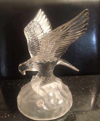 Vintage glass eagle - glass,