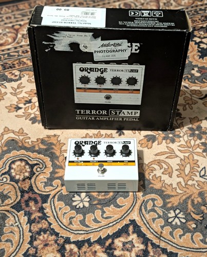 Orange terror stamp - terror, solid
