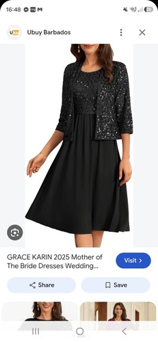 Grace karin black sequin dress - karin,