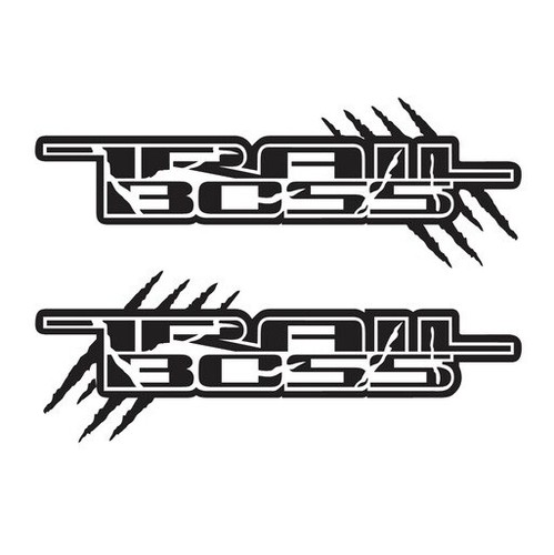 Trail boss decals chevy - trail,