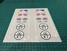 Bluebird k7 decals 1/12 -