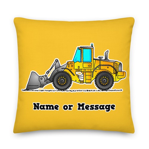 Custom wheel loader pillow - custom,