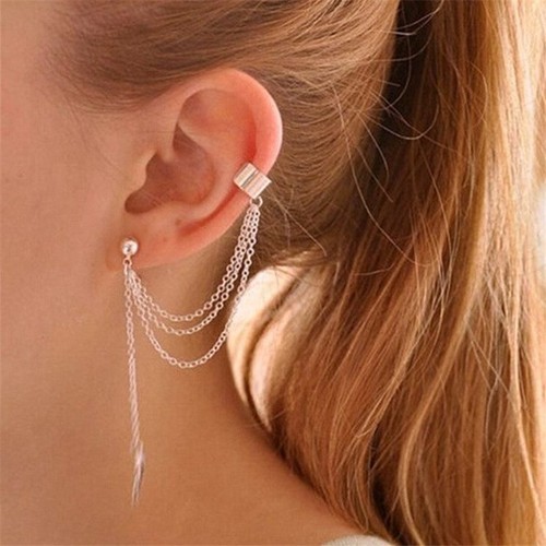 Trendy elegant ear cuff - ear,