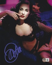 Hot Sexy Dita Von Teese Signed