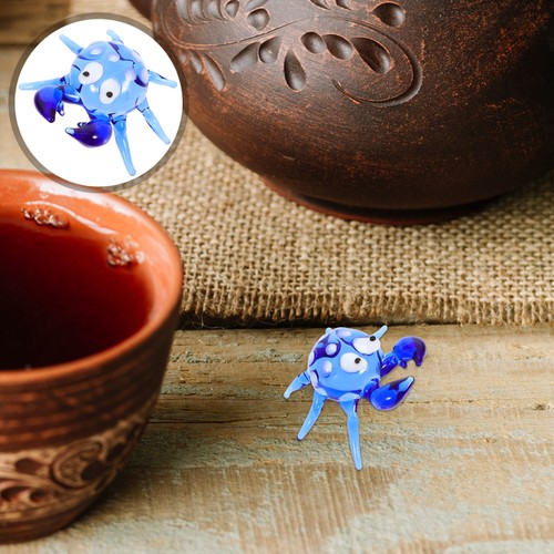 Painted sea crab miniature - painted,
