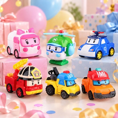 6pcs transforming robot toy - transforming,