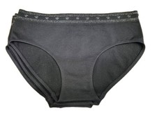 F&F Girls Age 13-14 Years Black Star Motif Waistband Knickers 4 Pack New No Tags