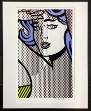 Authentic Hand Signed Roy Lichtenstein, 16x20 inch Lithograph w/Certificate