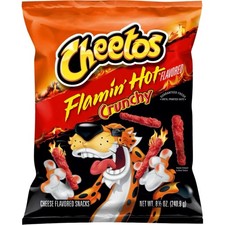 Cheetos Flaming Hot Crunchy 8