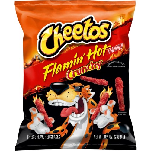 Cheetos flaming hot crunchy - hot,
