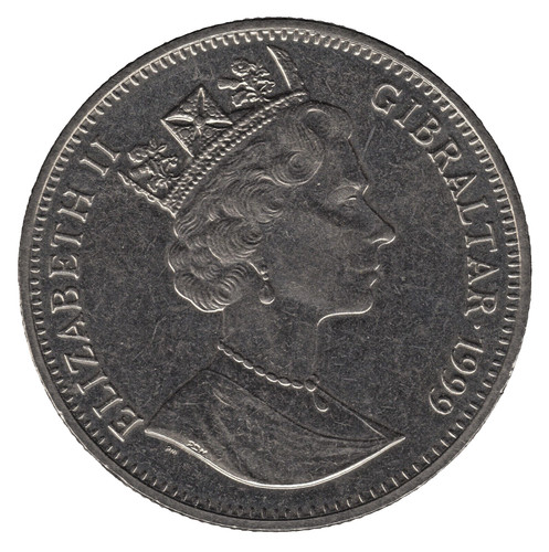 1999 gibraltar one crown - gibraltar,