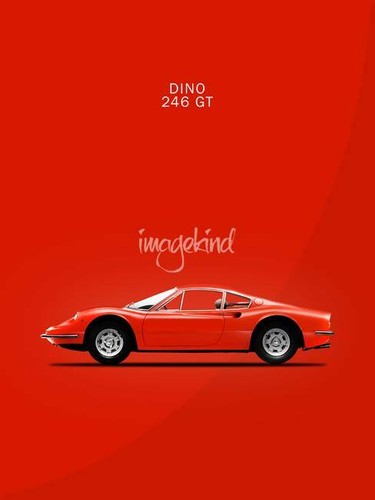 Poster classic dino 246 gt - poster,