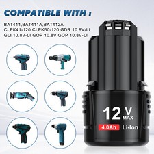 0ah 12v li ion - 4.0ah, li-ion