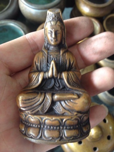 Antique kwan yin buddha - antique, kwan-yin