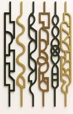 SOLID Metal Stair Spindles Railings Baluster Steel Iron bespoke railings 