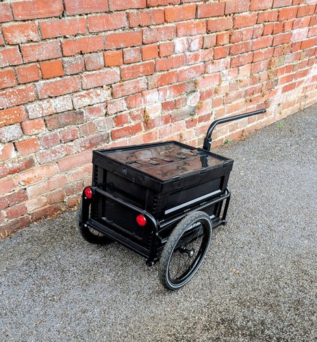 Cargo bike trailer folding - trailer,