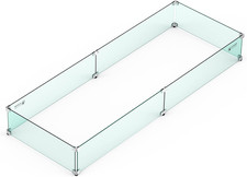 Fire Pit Wind Guard, 53.5" X