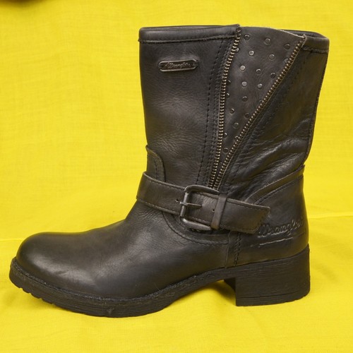 Wrangler women black - black, leather