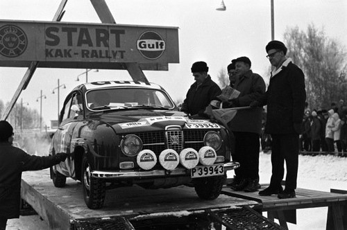 Saab 1968 rally car - saab,