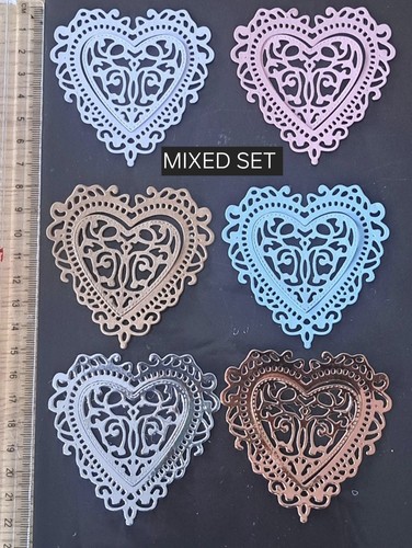 Heart and frame die - and, cut