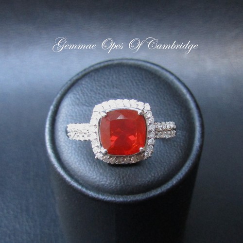 9ct white gold fire - 9k,