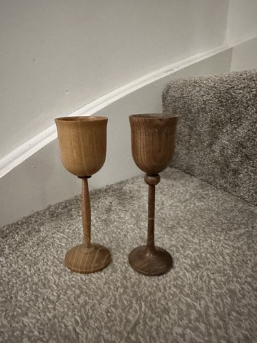 Handmade wooden shot glasses - handmade,