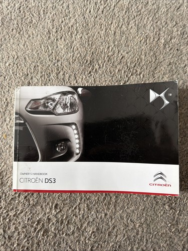 Citroen ds3 owners manual - citroen,