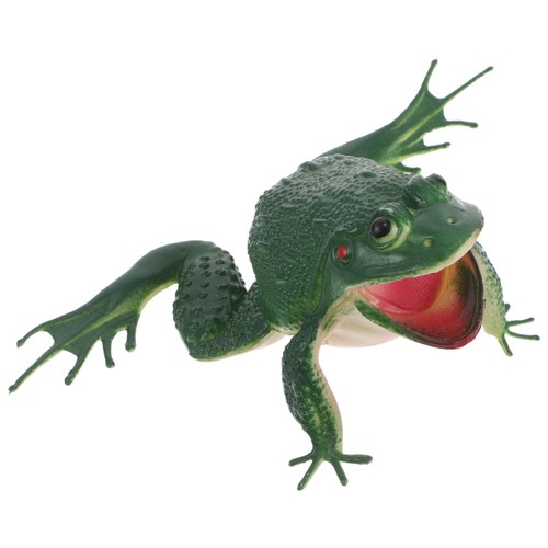 Realistic plastic frog - plastic,