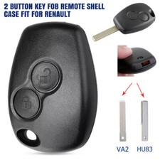 2 Button Key Fob Case Shell For Dacia Duster Logan Sandero Renault Modus Clio