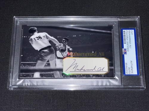 Muhammad ali signed 3x5 - muhammad,