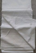 King Flat Sheet White Cottonrich Yellow ID Line Hotel Use 70%Cotton 30%Polyester