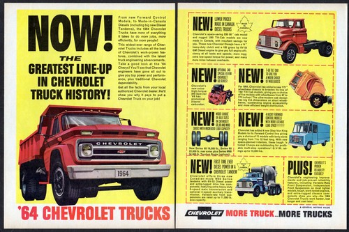 1964 chevrolet trucks - 1964, vintage