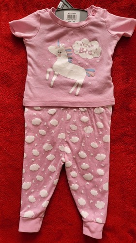 Baby girls pink unicorn - baby,