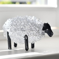 Metal Sheep Ornament - Rustic
