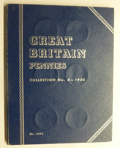 Whitman folders pennies - whitman, gb
