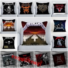 Metallicas Rock Band Cushion Cover Home Sofa Pillow Case Bedroom Decors 45*45cm