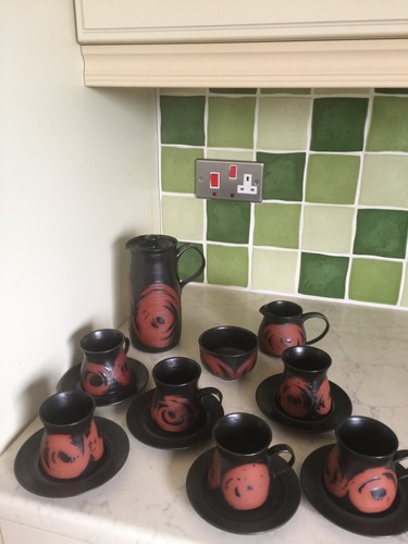 Vintage hand thrown artisan - hand,