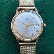 Solid 9CT Gold Astral Presentation Watch. Working Order, Too Good For Scrap.