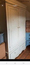 White Shabby Chic Double Wardrobe